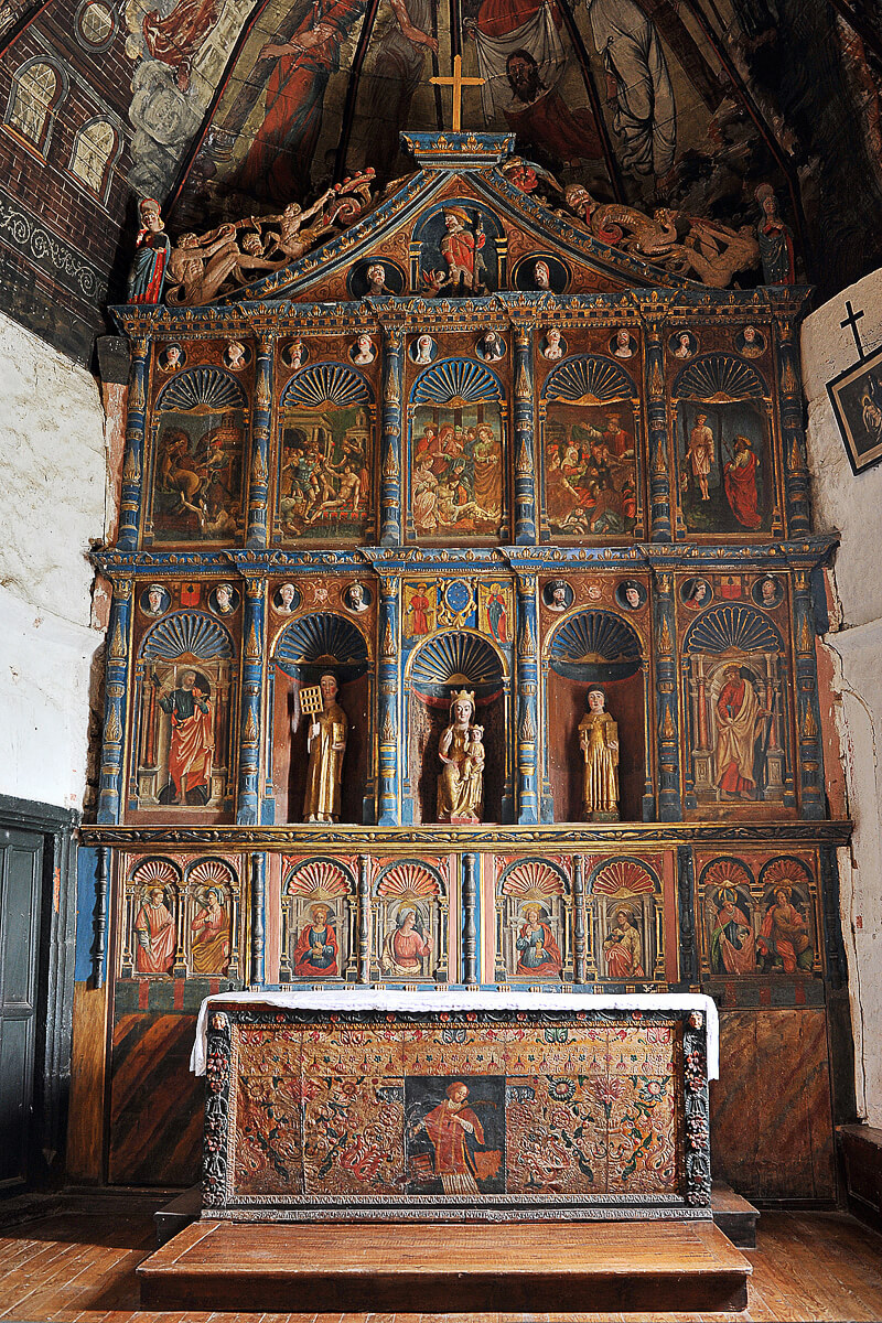Retable église Jézeau